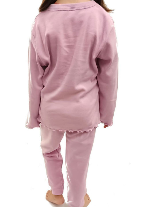 Tres Chic Детска пижама Lilac