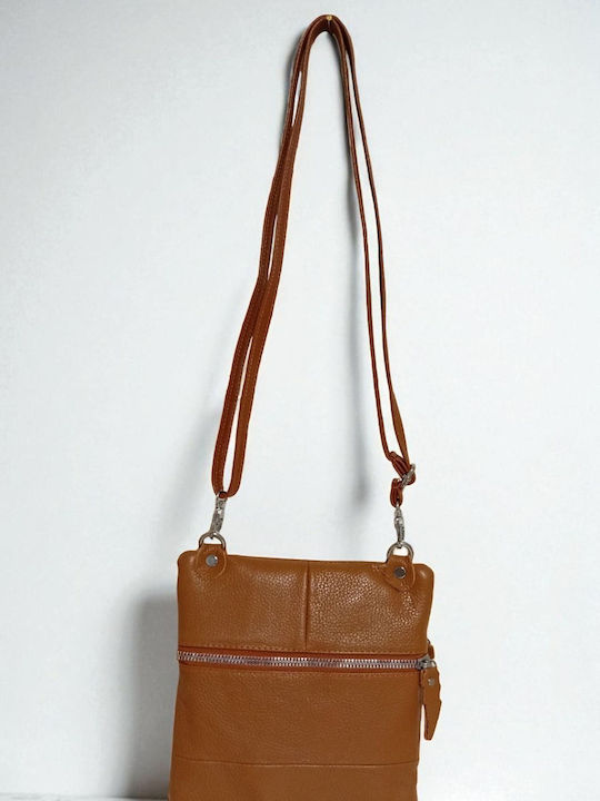 Leather Women's Bag Crossbody Brown