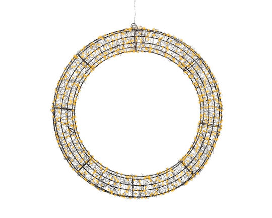 Kaemingk Christmas Lighted Decorative Wreath 58cm