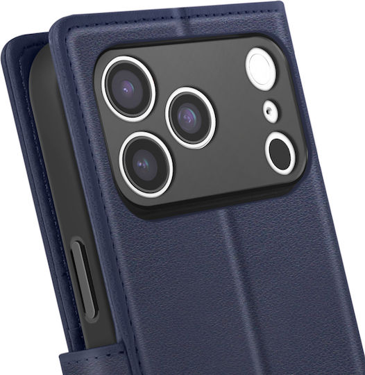 Mayaxess 2-in-1 Wallet Case Iphone 17 Pro Detachable Case Dark Blue