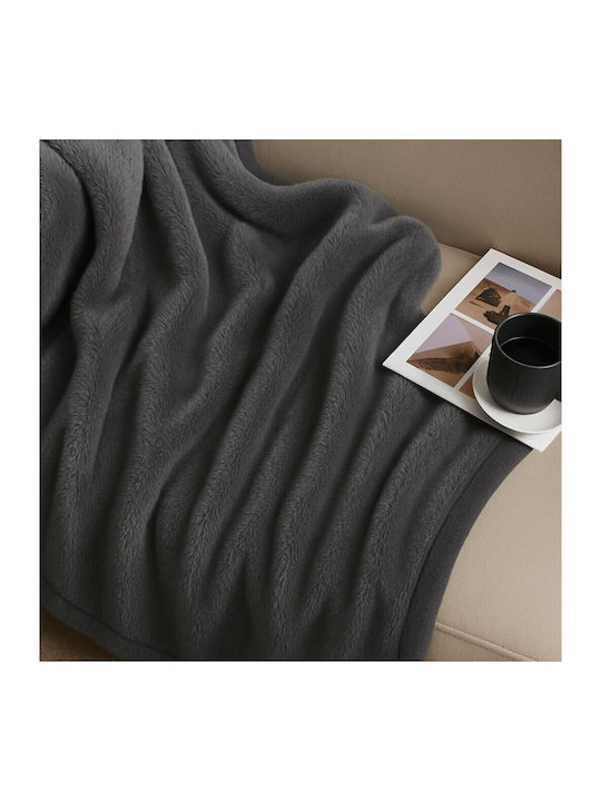 Next Velvet Blanket Single 150x220cm Gray