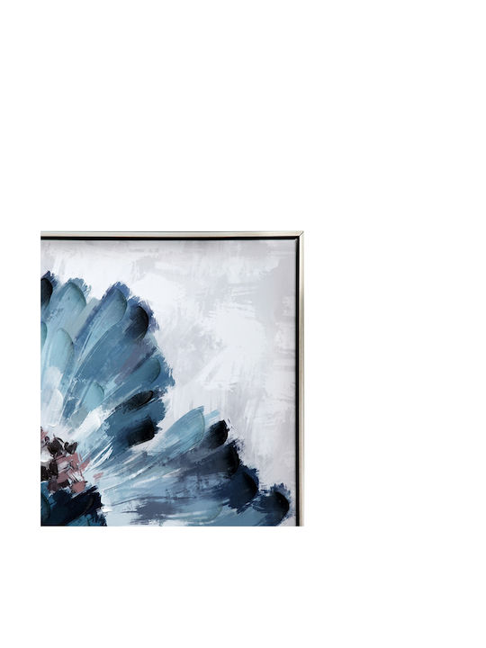 Artekko Glitter Multicolored MDF Canvas Painting Frame 75x3.5x75 Cm 75cm X 3.5cm X 75cm