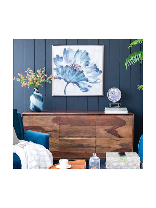 Artekko Glitter Multicolored MDF Canvas Painting Frame 75x3.5x75 Cm 75cm X 3.5cm X 75cm
