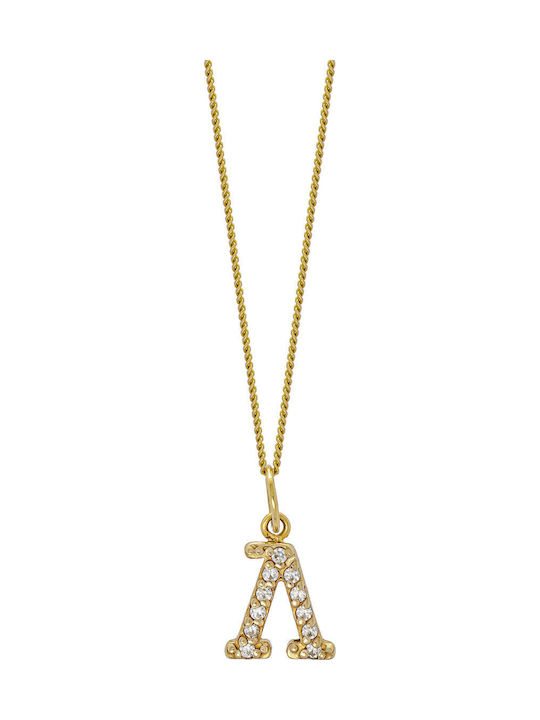 Kiriakos Gofas Halskette aus Vergoldetem Gold 14K Kiriakos Gofas Halskette aus Vergoldetem Gold 14K