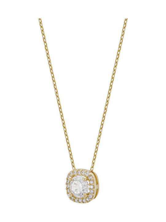 Kiriakos Gofas Charm Solitärring aus Gold 14K