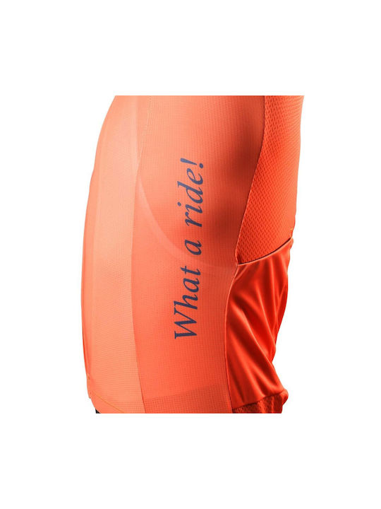 Demaraz Short Sleeves Cycling Jersey Orange