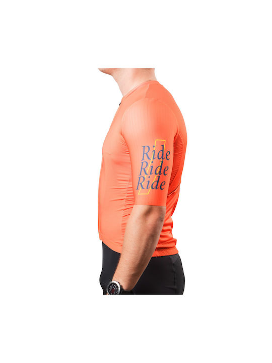 Demaraz Short Sleeves Cycling Jersey Orange
