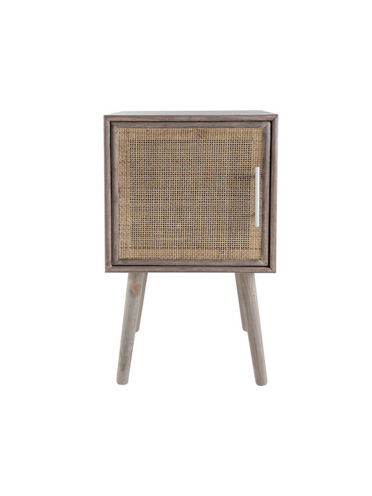 Κομοδίνο Ξύλινο Μπεζ 40x38x72cm 82786