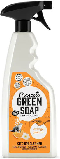 Спрей Почистващ Продукт За Кухня Портокал И Жасмин Marcel's Green Soap 500ml
