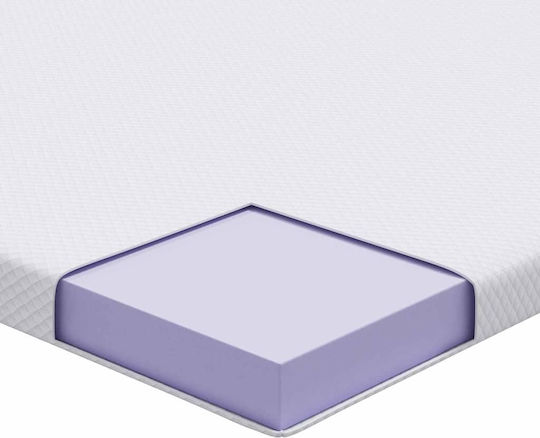vidaXL Протектор за матрак Полутораен Водоустойчив Бял 120x200бр