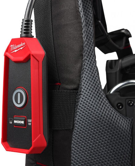 Milwaukee M18 FUEL FBPV2-0 Rechargeable Wet-Dry Vacuum with Plastic Drum 3.8L Red