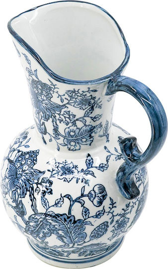 Artekko Decorative Vase Melania Blue 24x16.5x31cm