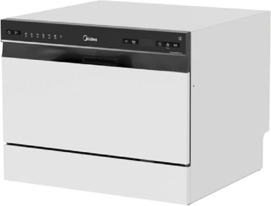 Midea Tischgeschirrspüler mit Wi-Fi für 6 Gedecke B55xH43.8cm Weiß
