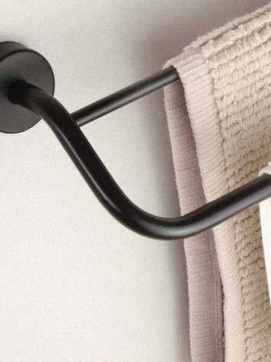 Kapitan Inox Bathroom Grab Bar 40cm Black Kapitan Inox Bathroom Grab Bar 40cm Black