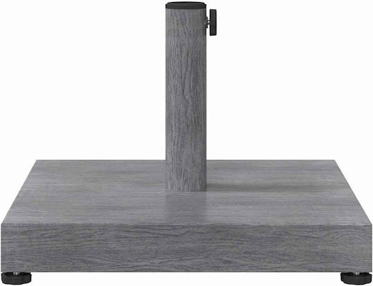vidaXL Βάση Ομπρέλας Μεταλλική Καφέ 45x45x31.5cm