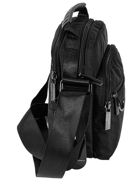 Herrentasche Schulter / Crossbody Schwarz