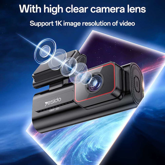 Yesido Car DVR Camera 1080P with 1.47" Screen GPS