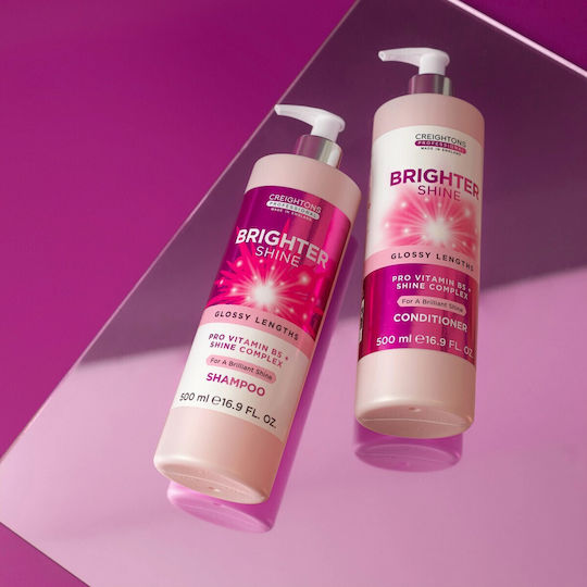 Creightons Brighter Shine Conditioner Αναδόμησης/Θρέψης για Ταλαιπωρημένα Μαλλιά 500ml