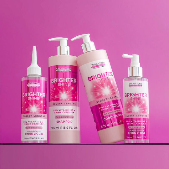 Creightons Brighter Shine Conditioner Αναδόμησης/Θρέψης για Ταλαιπωρημένα Μαλλιά 500ml