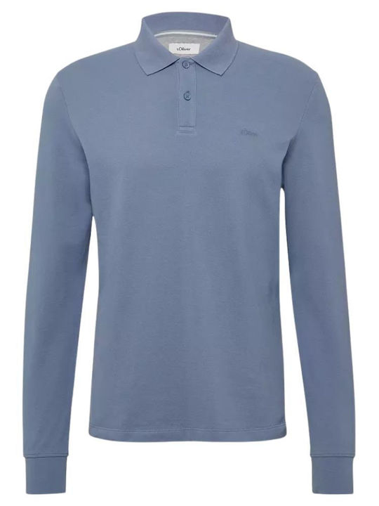 Polo Short Sleeve Blouse Light Blue