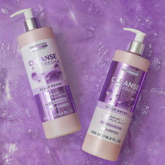Creightons Cleanse & Refresh Σαμπουάν κατά του Κνησμού για Λιπαρά Μαλλιά 500ml