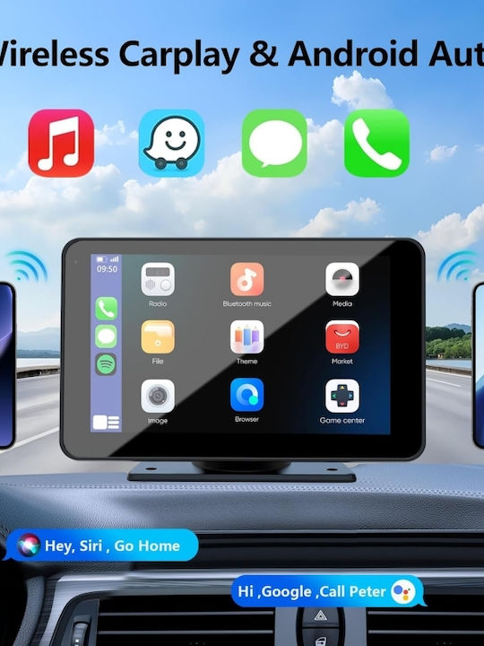Pyramid Sistem Audio Auto Chrysler Viziune (Bluetooth/USB/AUX/WiFi/GPS/Apple-Carplay/Android-Auto) cu Ecran Tactil 7"