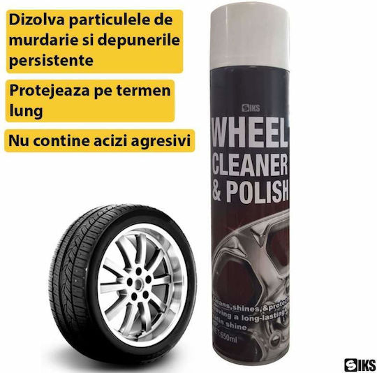 Spray Curățare / Lustruire / Protecție pentru Jante Auto 650ml