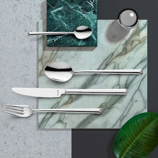 Amefa Set de Tacâmuri Inoxidabil Argintiu 24buc