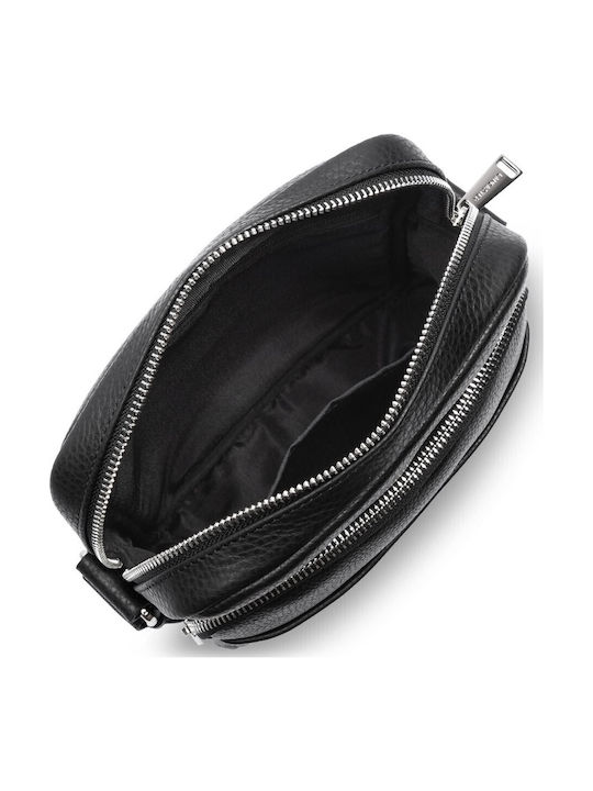 Leather Men's Bag Shoulder / Crossbody Black