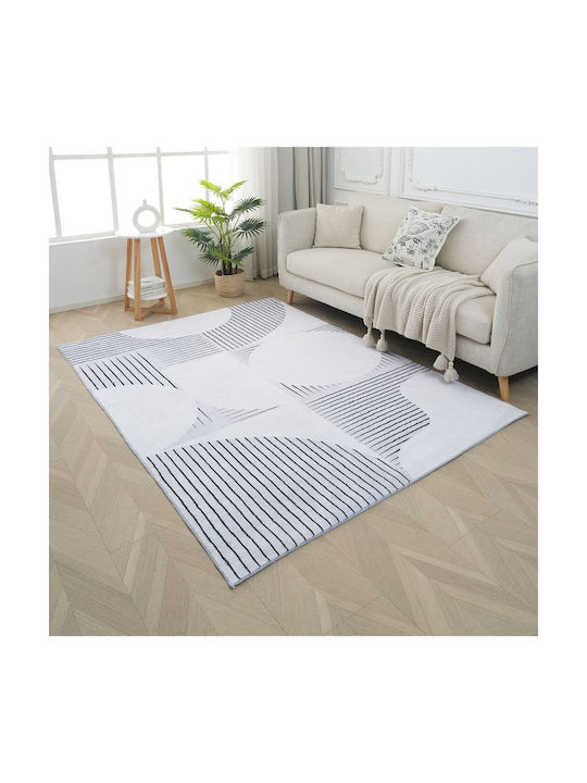 Homeone London Modern Velvet Bedroom Rugs Set 3pcs