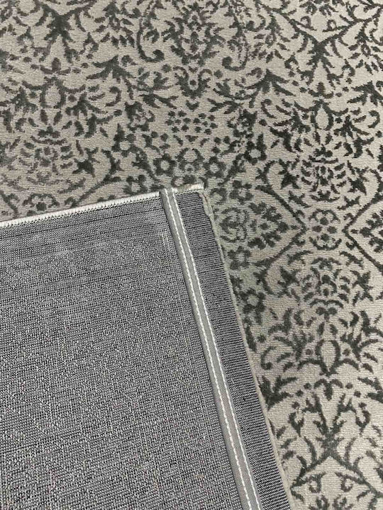 Σετ Μοντέρνα Χαλιά Κρεβατοκάμαρας Βελουτέ Grey Luna-0181-grey-set 3τμχ