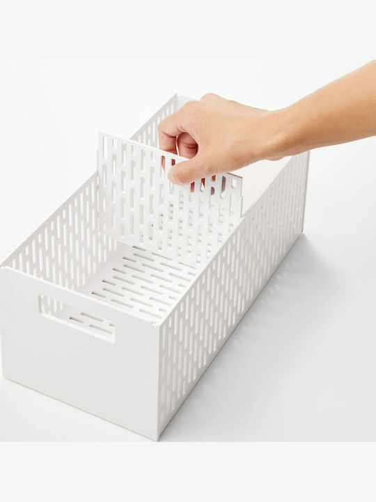 Yamazaki Tower Kitchen Trolley White 48x13x80cm