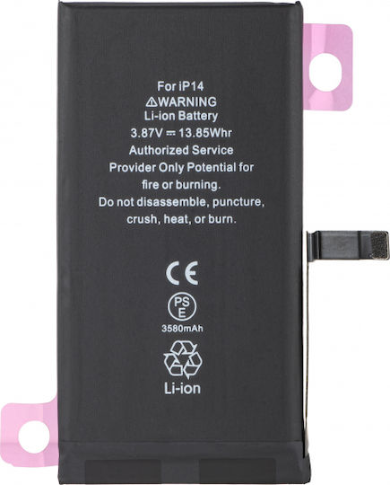 Diagnostic High Capacity Compatible Replacement Battery 3590mAh for Apple iPhone 14