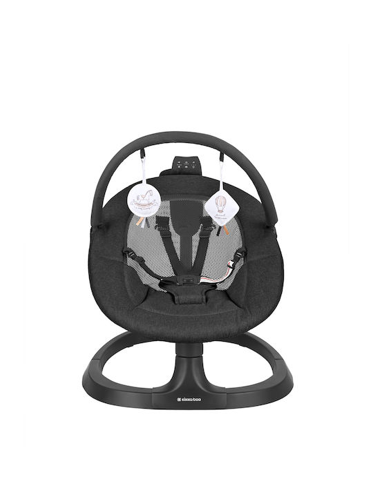 Kikka Boo Electric Baby Relax Zazu with Music Black for Child up to 9kg