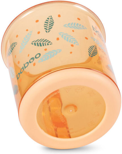 Baboo Căniță pentru copii din Plastic Portocaliu 170ml