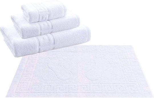 Kotonia Home Ξενοδοχειακή Πετσέτα Χεριών 70x50 εκ. Λευκή Βάρους 600gsm