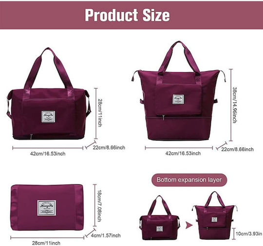 Sack Voyage 35lt Purple Fabric L41xW22xH28cm
