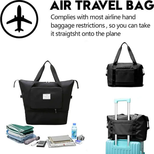 Sack Voyage 35lt Black Fabric L41xW22xH28cm