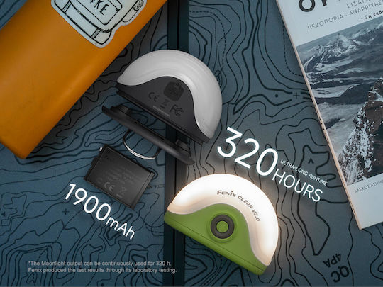 Fenix CL20R Pro Φανάρι Led Επαναφορτιζόμενο για Camping με Φακό 400lm Λευκό