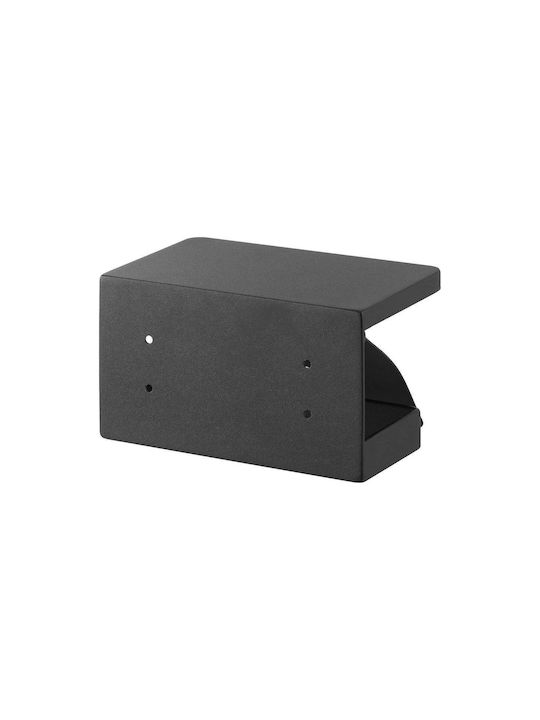 Yamazaki Wall Mounted Toilet Paper Holder Tower Black