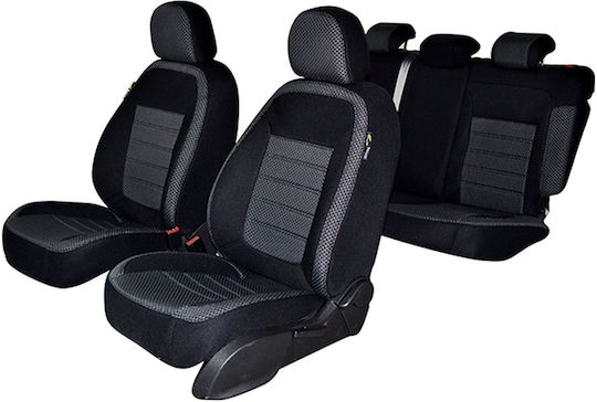 Smartic Set Spătare Auto 10buc Negru
