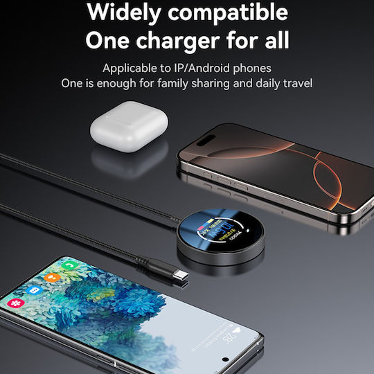 Yesido Зарядно Magsafe 15W Черен (DS28)