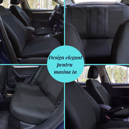 Smartic Set Spătare Auto 11buc Negru