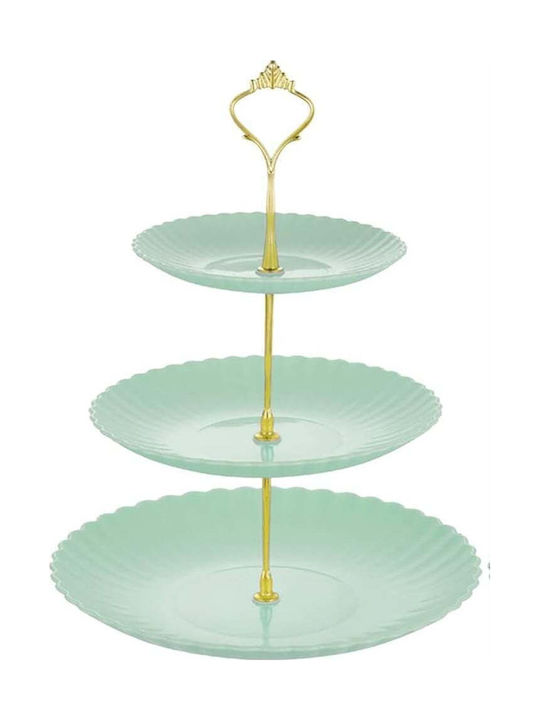 Plastic Platou pentru aperitive Verde 1buc