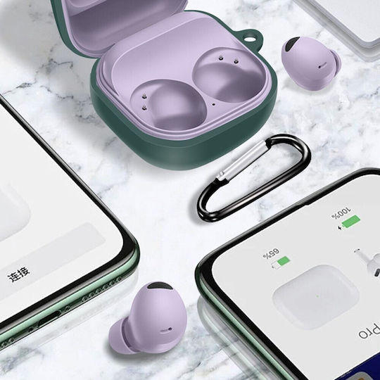 Hülle Silikon in Rot Farbe für Galaxy Buds Pro