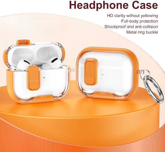 Калъф в Оранжев цвят за Apple AirPods Pro