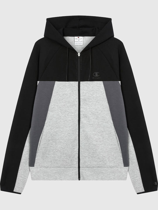 Ζακέτα με Κουκούλα Grey