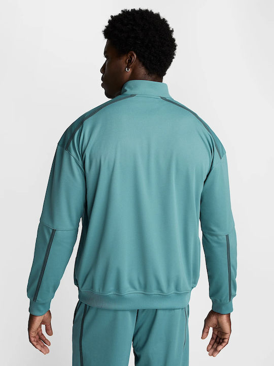 Sweatshirt mit Kapuze Türkis