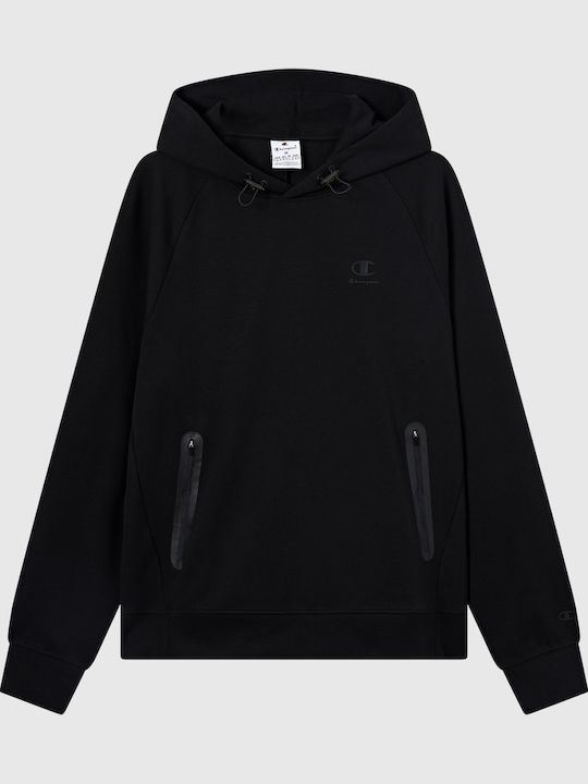 Sweatshirt with Hood Black