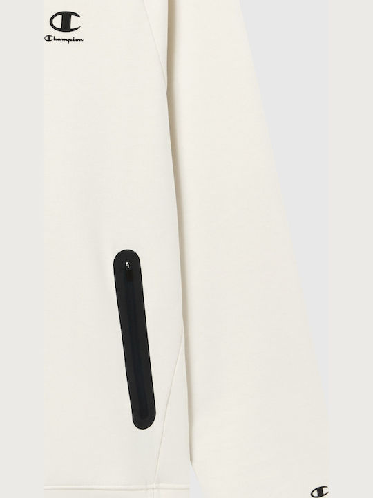 Ζακέτα με Κουκούλα Ivory Canvas